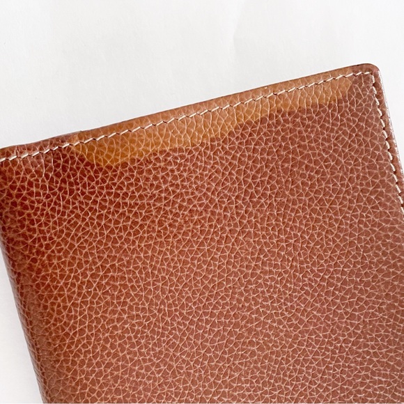 Dunhill saddle brown leather compact wallet - Picture 3 of 9